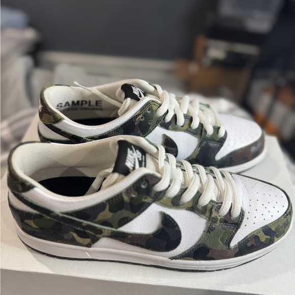 SB Dunk Low Sample Camo Legion Green - Picture 7 of 7